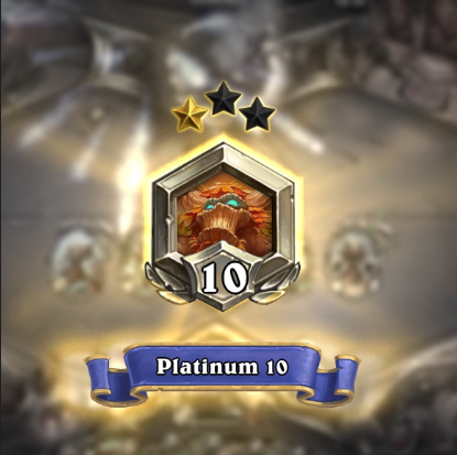 Ayye, today is a good gamer day, got gladiator in WoW and platinum in HS 😎 https://t.co/0bovUTYdan