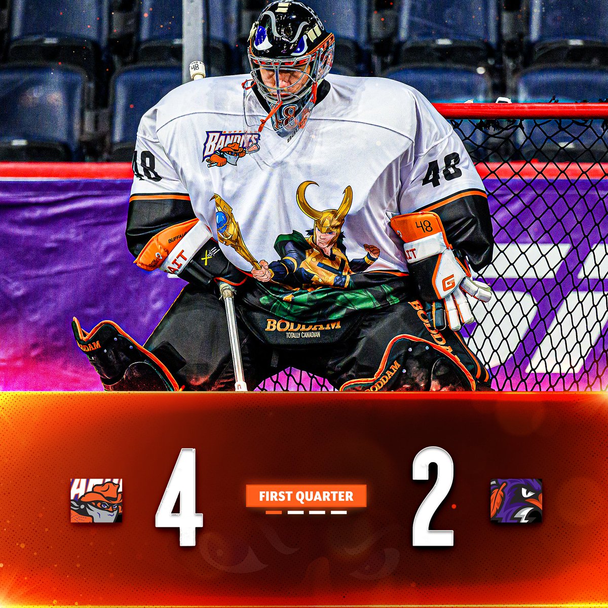 NLLBandits's tweet photo. Up after one!

#LetsGoBandits https://t.co/FgIR6VRmRN
