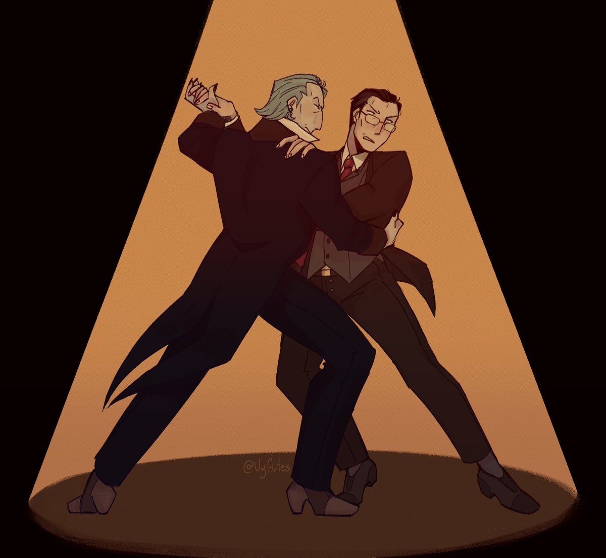 VyArtes's tweet photo. courtroom tango 🌹✨
#AceAttorney #gregfred lol https://t.co/aaMTndM77E