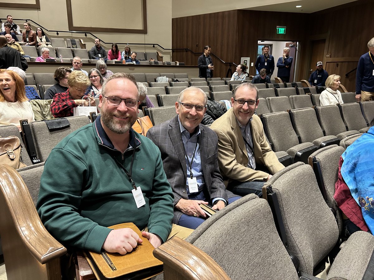 MorrisGleiser's tweet photo. Super excited about being with my sons (Andy &amp; Chad) at a local Bible Conference here in Dallas. Love my buddies—Andy flew in from Reno and Chad drove down from KC. https://t.co/3THLSwid9I