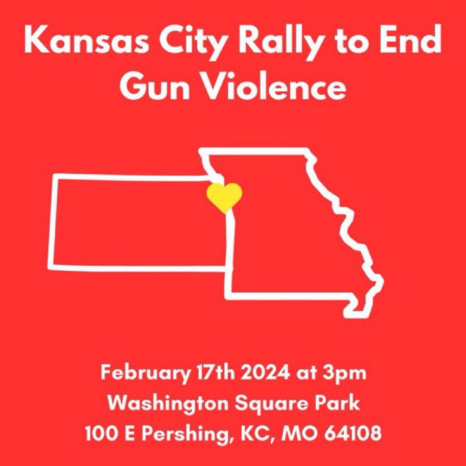Tomorrow at 3:00 PM in Washington Square Park, there will be a rally aimed at advocating for a safer KC and to end gun violence.

If you are able please consider donating to the go fund me for Elizabeth Lopez-Galvan. 
gofundme.com/f/elizabeth-lo…

#commonsensegunlaws