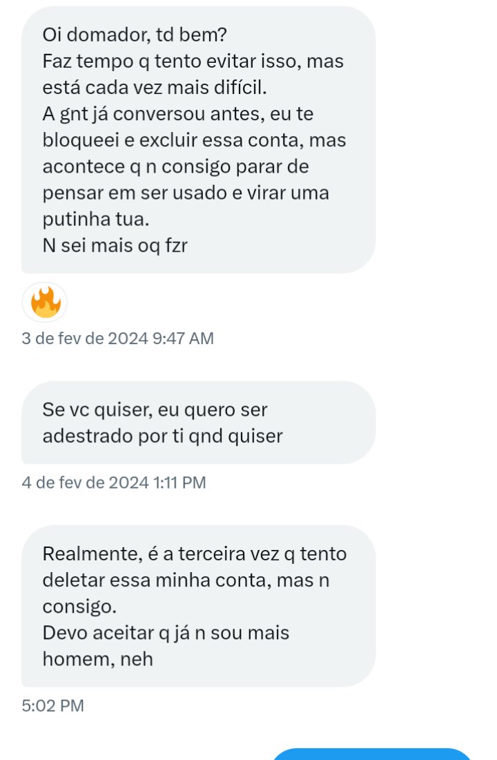 FuckAsshole16's tweet photo. Vejam mais um relato.
Eu já avisei q não adianta tentar fugir, viadinho enrustido.
Dps q esse conteúdo entra na sua mente ele destrói qualquer resquício d masculinidade q um dia vc teve. Dps disso é questão d tempo pra vc sair do armário!😈😂

#gay #sissy #femboy #whiteboi #bdsm https://t.co/vqa1kBJEyG