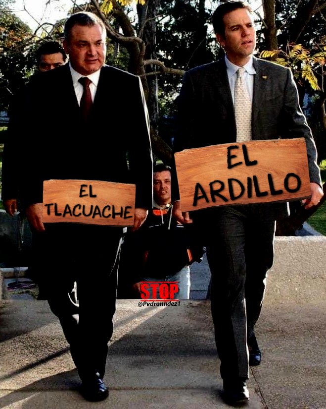 El Ardillo y su patrón.