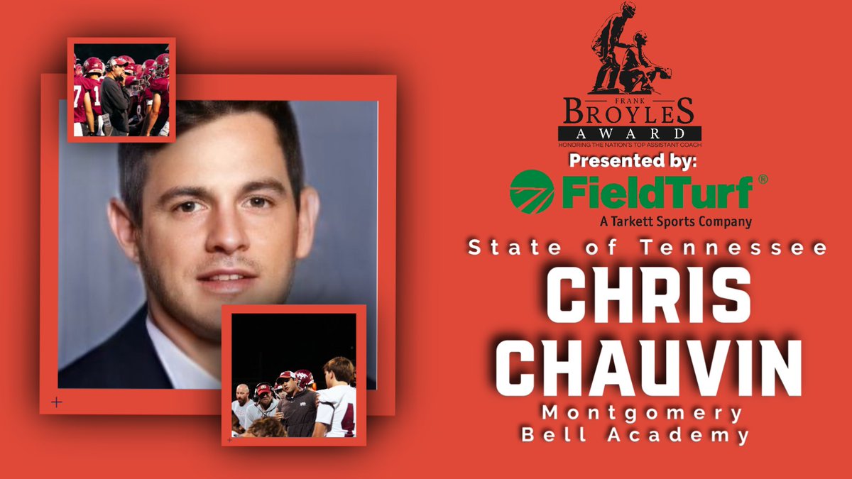 Congratulations to @cchauvi15 on being named to the Tennessee High School @BroylesAward for 2023!