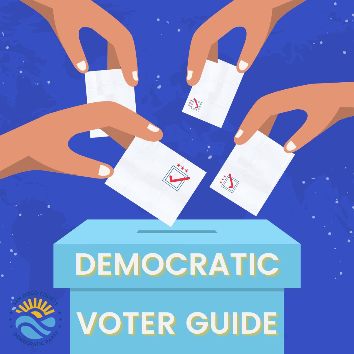Finally got your ballot but need more info on the candidates? We have you covered!

With the primary just around the corner, head to our website to learn more about our endorsed candidates!

For more info click the link in our bio or visit: sddems.link/vote