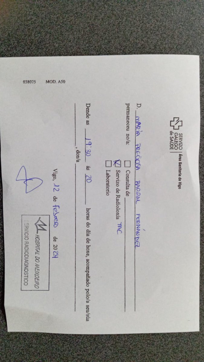 Chégalle esta semana unha cita para radioloxía con 2 ANOS E SETE MESES DE RETRASO, unha radiografía que TIÑA QUE SER FEITA EN 2 MESES POR PRESCRIPCIÓN DO MÉDICO.
A mortalidade evitable non xustificada pola epidemioloxía creceu por primeira vez na nosa Historia .
#GaliciaFunciona