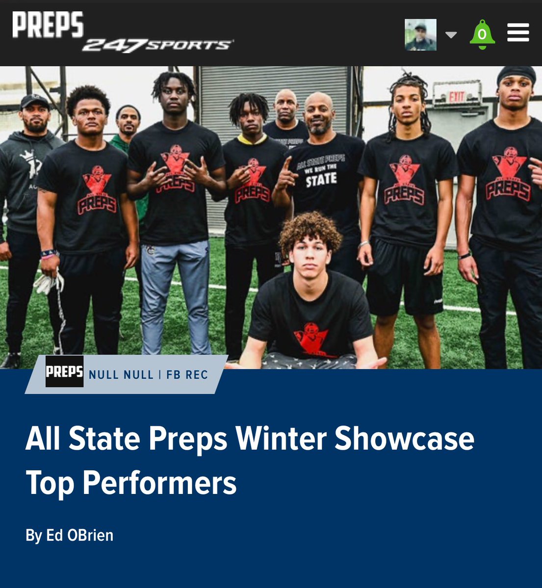 EdOBrienCFB's tweet photo. All State Preps Winter Showcase Top Performers https://t.co/1AOwlFR9bG @kumahlor_king @amauri_polydor @calebpasols11 @EdgevonBrandt @HeiserBrady @lance_arnold08 @mcneal_victor @Connor_McManus1 @milanjernigan5 @devo_andrew @VizzaMax @SaalemFrink @JareelCalhoun @boog_joy @bwxyyy_ @ianbates333 @GialanellaLuke