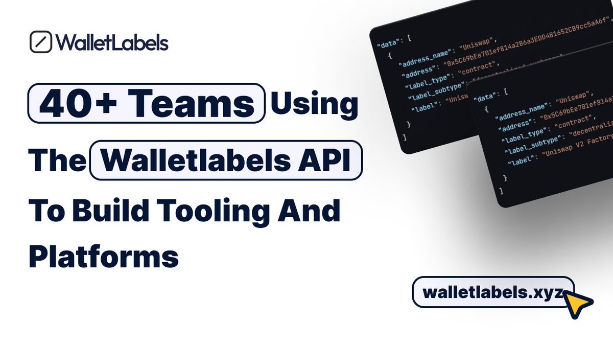 WalletLabels 🏷️ tweet media