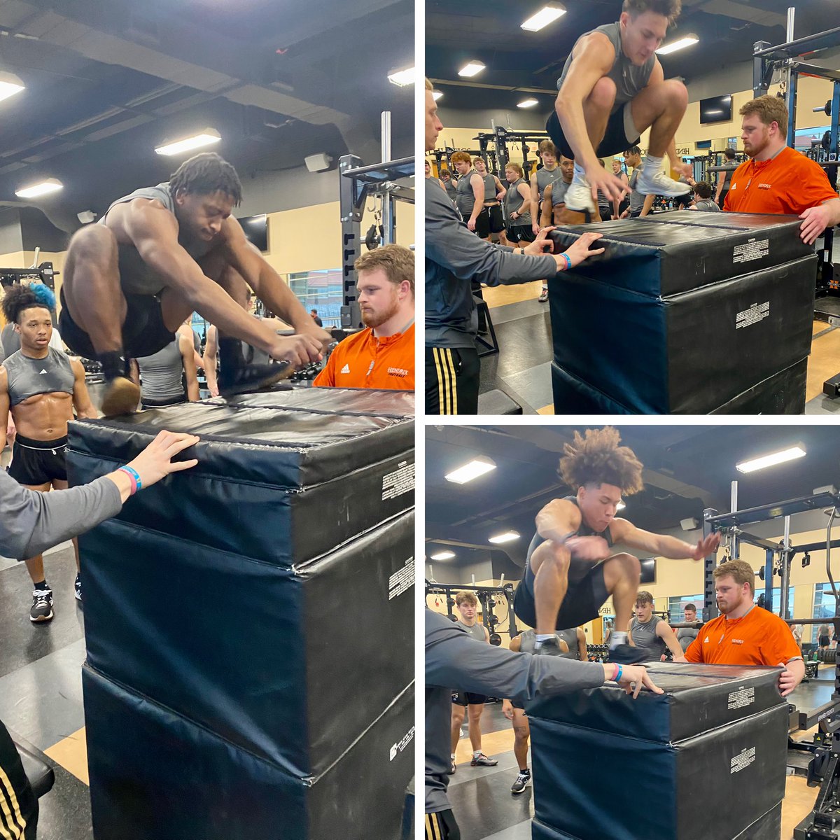 RussHeidiSLC's tweet image. #ExplosivePower @HendrixFootball 
🟠⚫️🟠⚫️🟠⚫️🟠⚫️🟠⚫️🟠⚫️🟠
