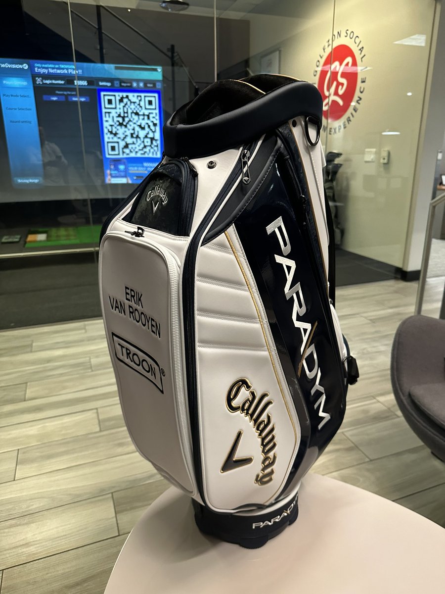 A cool arrival to @Troon HQ today … Erik van Rooyen’s @CallawayGolf Staff Bag. #TeamTroon