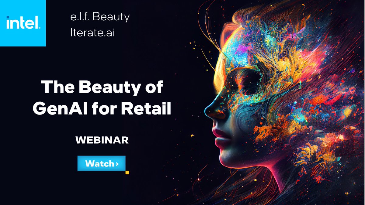 TiffanyWinman's tweet photo. WEBINAR: Watch how e.l.f. Beauty (@elfcosmetics) and @IterateAI improved customer engagement and revenue with a low-code #AI platform that quickly deployed large language models: https://t.co/3ecfp3nsAb

#GenAI #LLMs #RetailTech https://t.co/xLzeUYs1J7