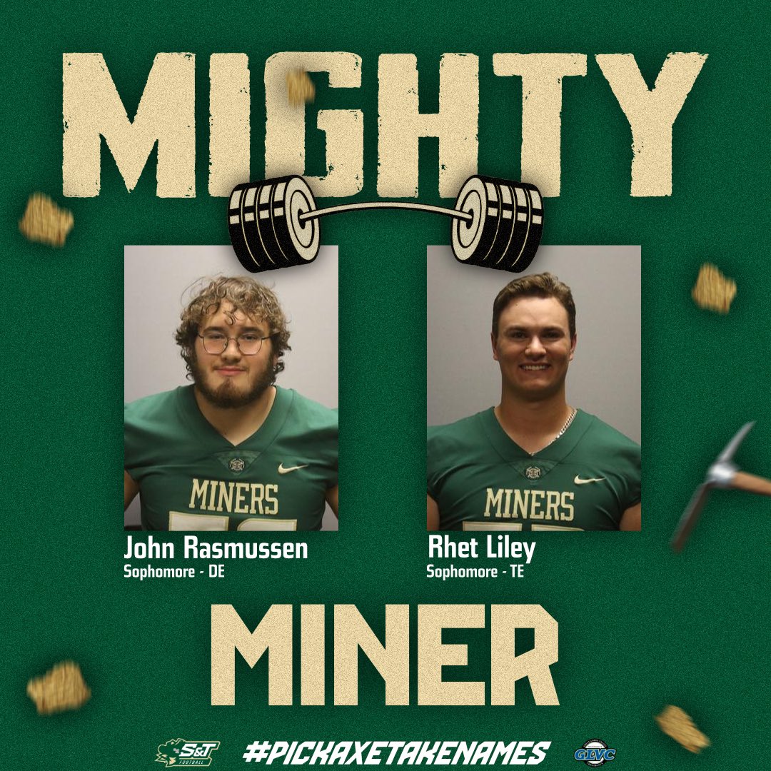 Congratulations to this weeks “Mighty Miners” ⛏️ #PickAxeTakeNames | #MinerPride