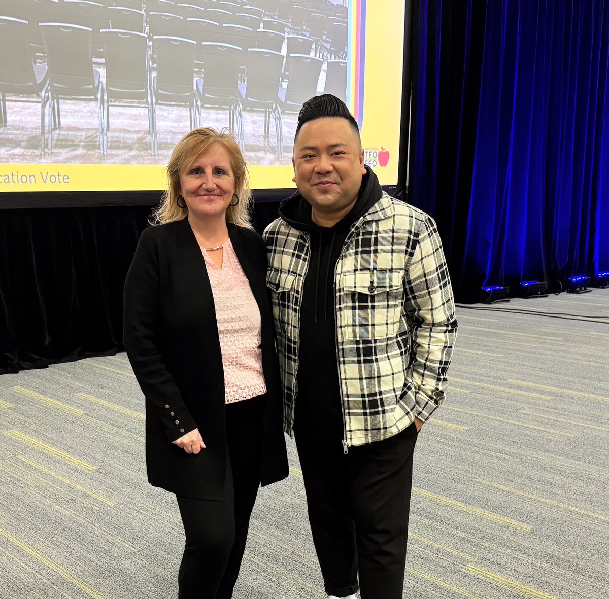 It was cool to meet “Kimchi” from Kim’s Convenience and Run the Burbs at our work event this morning!  Such a nice guy and great speaker!  #andrewphung #kimsconvenience #runtheburbs