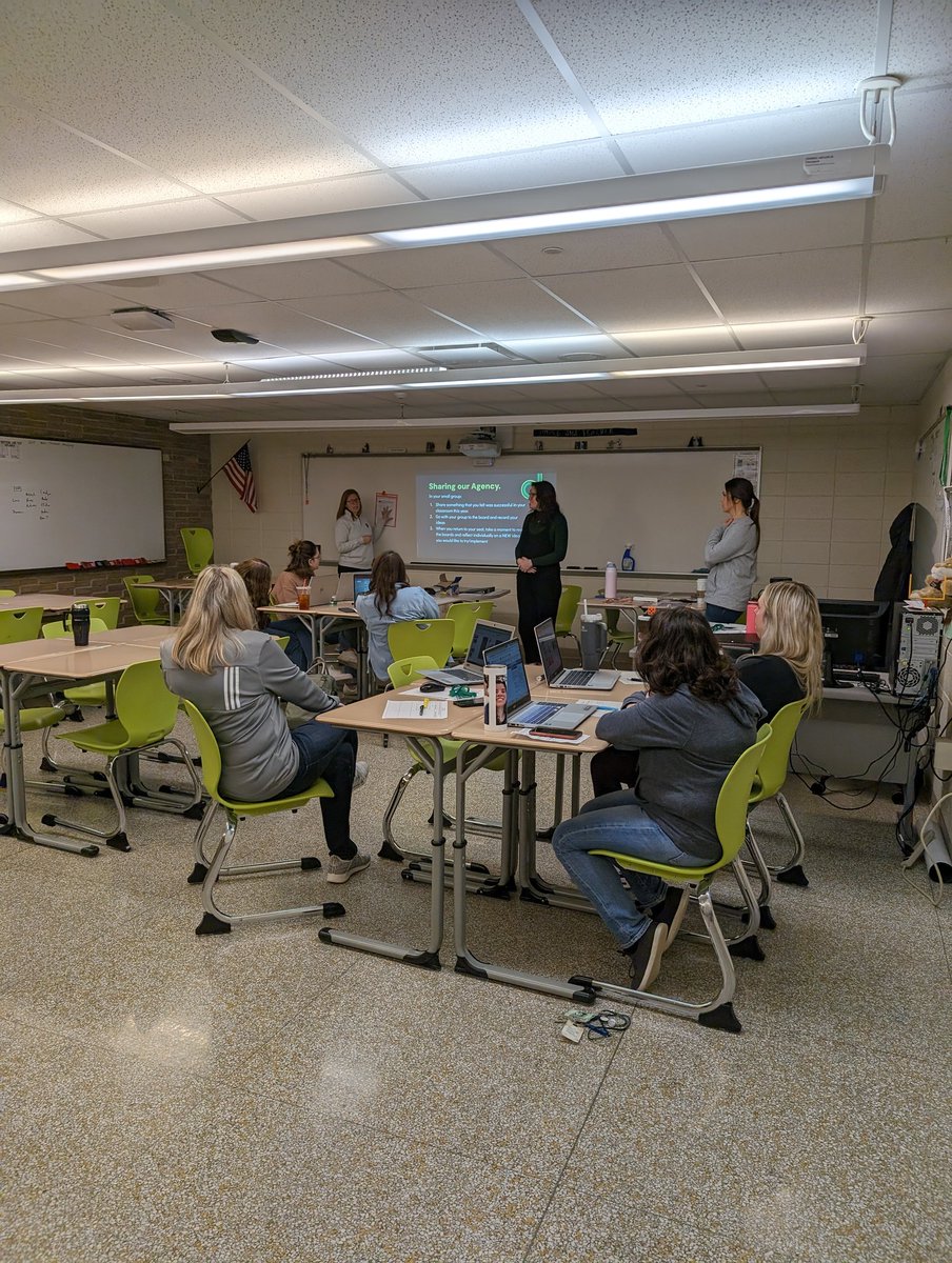 mrspelko's tweet image. What a great professional development day led by our teacher leaders! #modelmustang