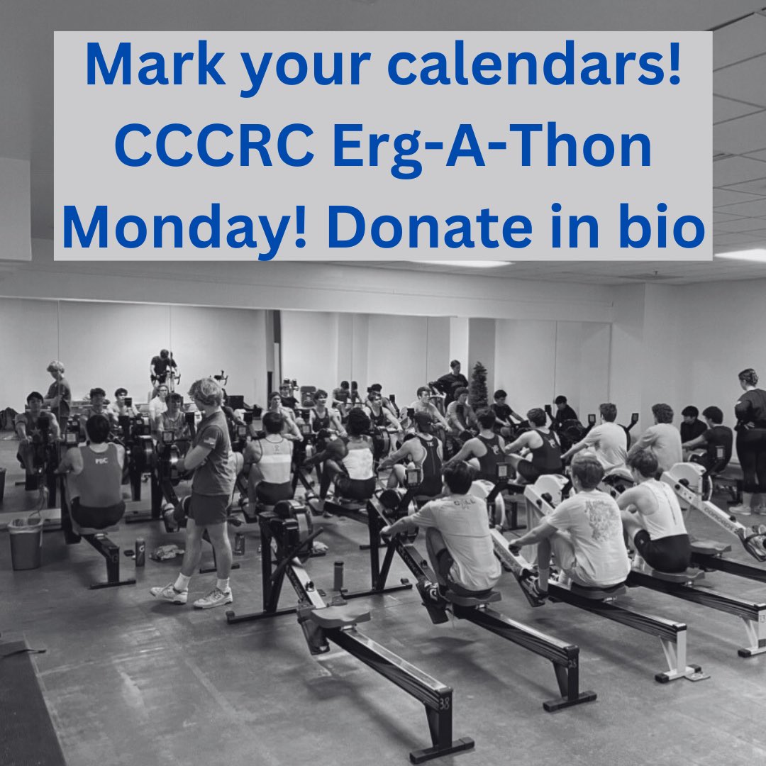 STArowingDC's tweet photo. On Monday February 19th, CCCRC (the combination of STA and NCS crew) will be hosting an erg-a-thon to help raise money for the team. Thank you to everyone who helps support the team — either through time or treasure! Go Dogs! https://t.co/CfnVbjFGHk https://t.co/hiZ48Tirk1