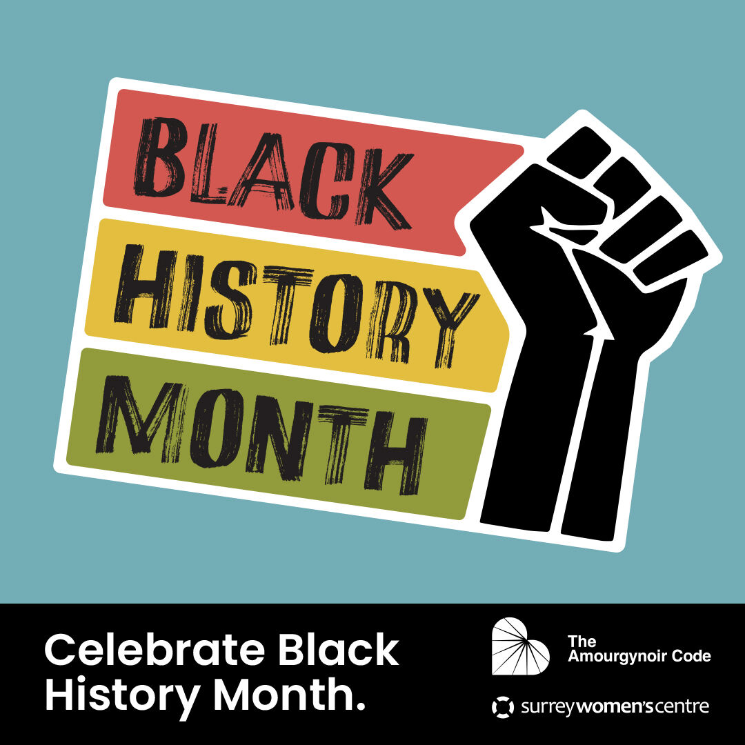 Celebrate Black activists in Surrey. This #BlackHistoryMonth, join SWC &amp; @WomenatthecentrE in honouring Black activists fighting for justice at the intersections of race &amp; gender. Visit facesofcourage.ca.

<a href="/amourgynoircode/">The Amourgynoir Code</a> <a href="/WAGE_FEGC/">Women and Gender Equality Canada</a> <a href="/MarciIen/">Marci Ien</a> <a href="/SurreyNowLeader/">Surrey Now-Leader</a> <a href="/CityofSurrey/">City of Surrey</a>