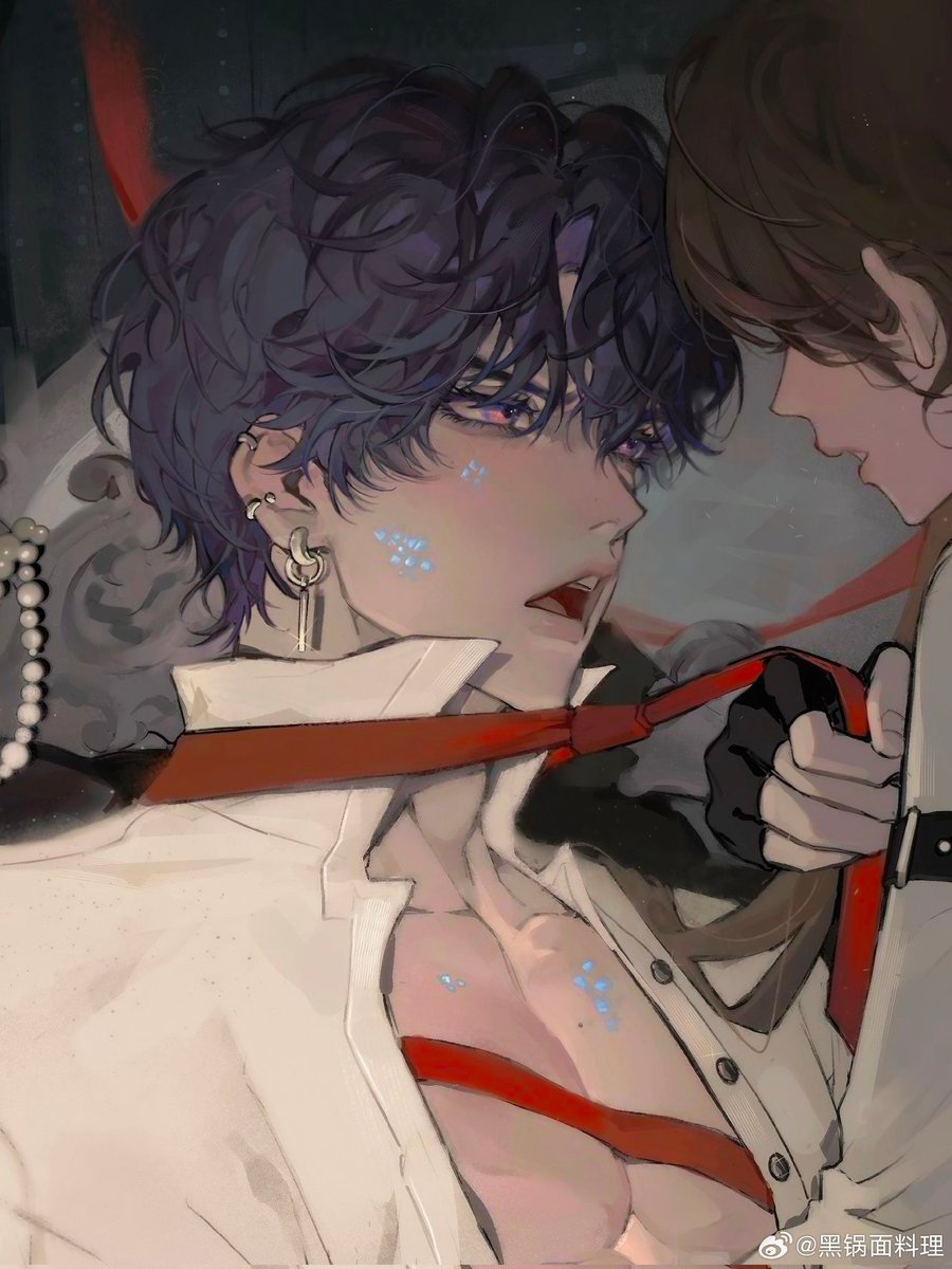 113LiXiALi95's tweet photo. 🧜🏻‍♂️#Rafayel  #祁煜 #ホムラ #기욱 #LoveandDeepspace #恋与深空 #恋と深空
💜【黑暗迪士尼童话风.美人鱼】
咳咳，过年期间最后一系列大惊喜来了，最后一波！
这波吃完就年后见了！这段期间大家吃得开心吗！谢谢大家公测来玩恋与深空！

🎨From @黑锅面料理💟
https://t.co/cC227gyIpa https://t.co/DmNPe8gjM5