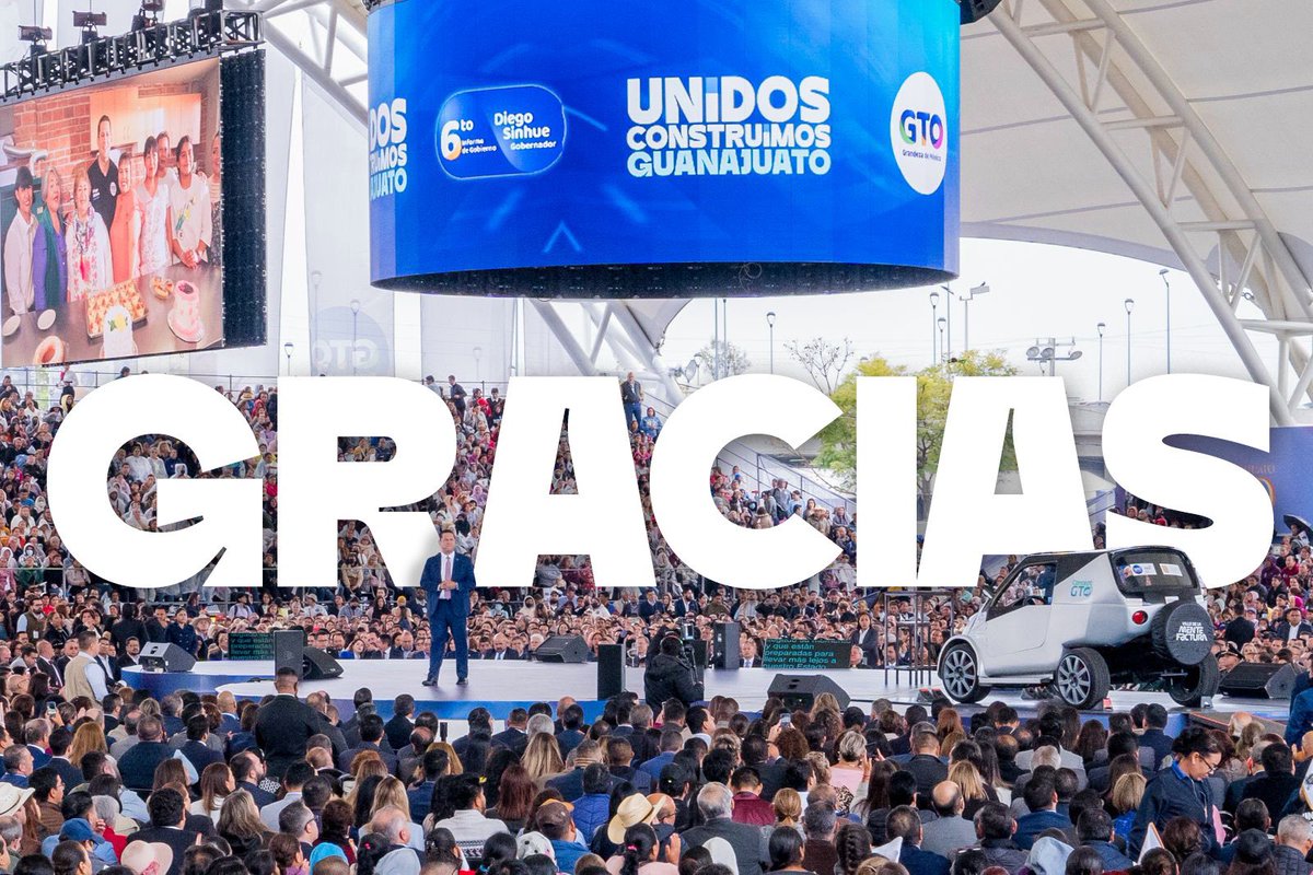 diegosinhue's tweet photo. ¡Gracias!🤗
A las y los guanajuatenses, porque los resultados de nuestro estado es por el esfuerzo, visión, constancia, dedicación y amor por esta tierra. 

Aún falta mucho por hacer pero con unidad y pasión por nuestro estado seguiremos avanzando. 

#InformeDS
#6toInforme
#UnidosConstruimosGTO
