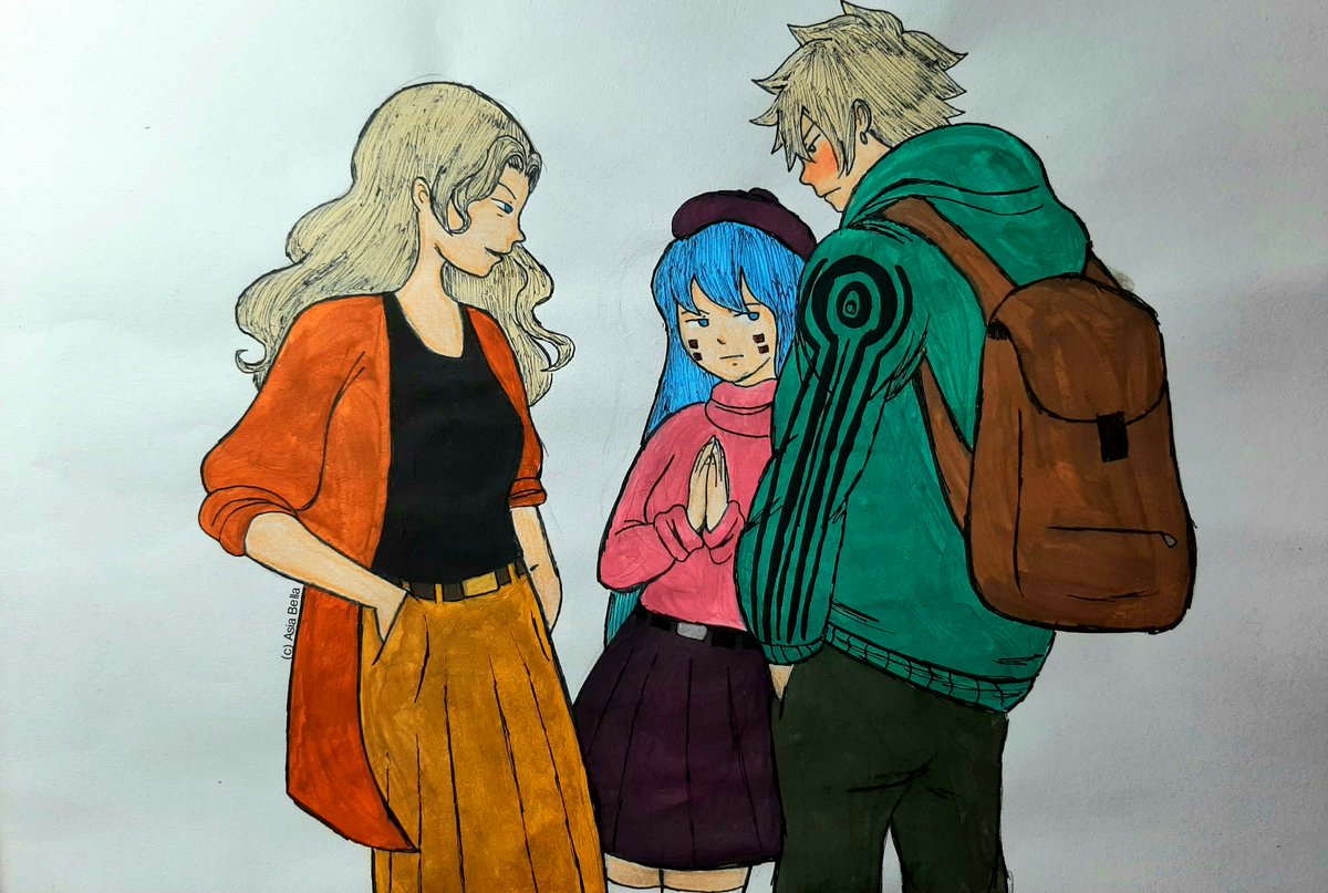 “Son, about the magazines I found under your bed..”

#EdensZero #Wermit #WeiszSteiner #HermitMio