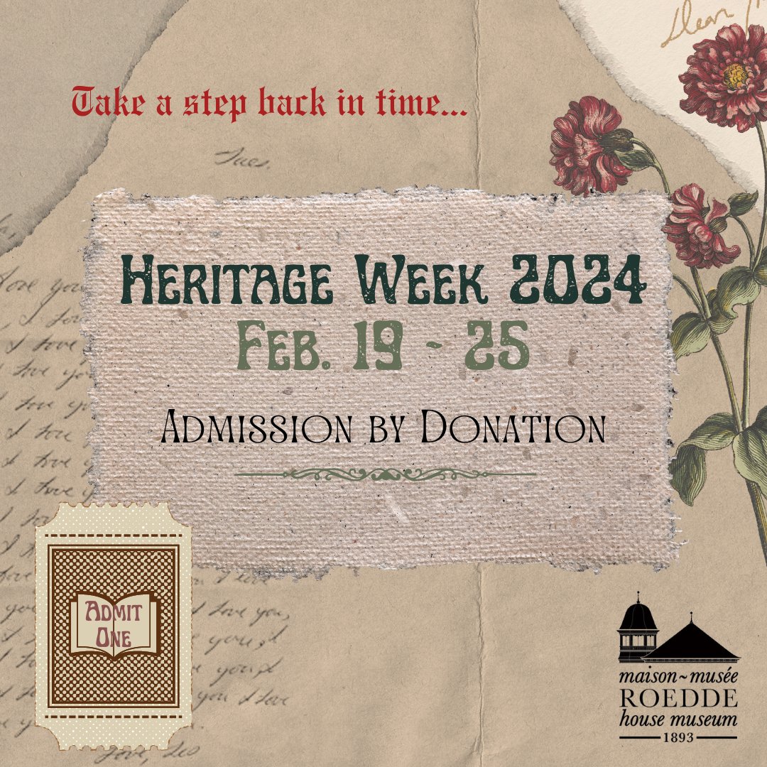 We will be open for tours by donation during Heritage Week Feb. 19-25 on Wed, Thu, Fri, and Sun next week from 1-4 pm. Come discover what an 1893 house in Vancouver has to offer about the history of this city! #heritageweek2024 #heritagebc
