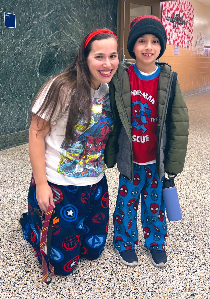 scotto_educator's tweet photo. Spider-Man on Pajama Day! #CBSProud @SpiderMan #SpiderMan @MarvelStudios https://t.co/PIqEXb9Wdq
