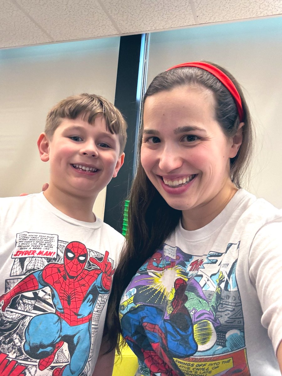 scotto_educator's tweet photo. Spider-Man on Pajama Day! #CBSProud @SpiderMan #SpiderMan @MarvelStudios https://t.co/PIqEXb9Wdq