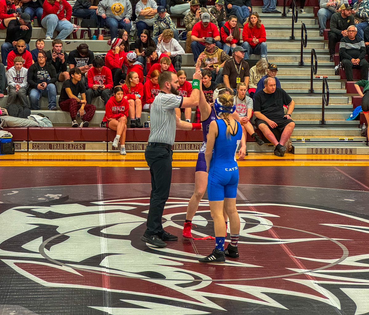 PrairieHeels's tweet photo. First day of HS Girls Wrestling Regionals and with two wins our girl is headed to the Semi Finals tomorrow π Thankful for the coaches and the amazing team we have in Glenrock!
#wrestlelikeagirl #hswrestling #hsregionals #wyomingwrestling #thatsmygirl #glenrockwrestling https://t.co/2epRuAg9TJ