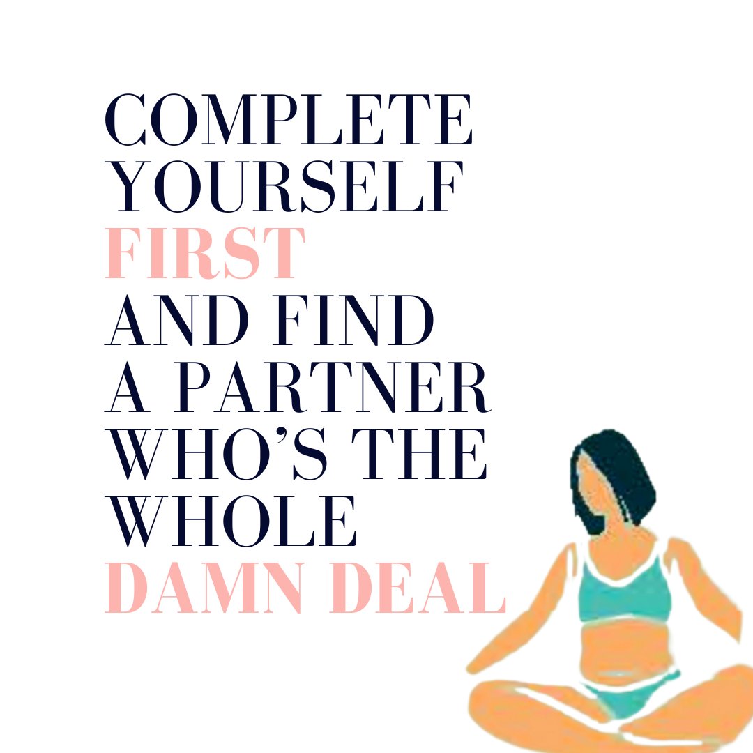 underwearbook's tweet photo. You can't date your way to personal growth or drink your way to happiness. You have to overthink the big things (your past, your purpose, your shadow)  ... you have to complete yourself first and then find someone who's done the same. https://t.co/HGJsH2ksBH