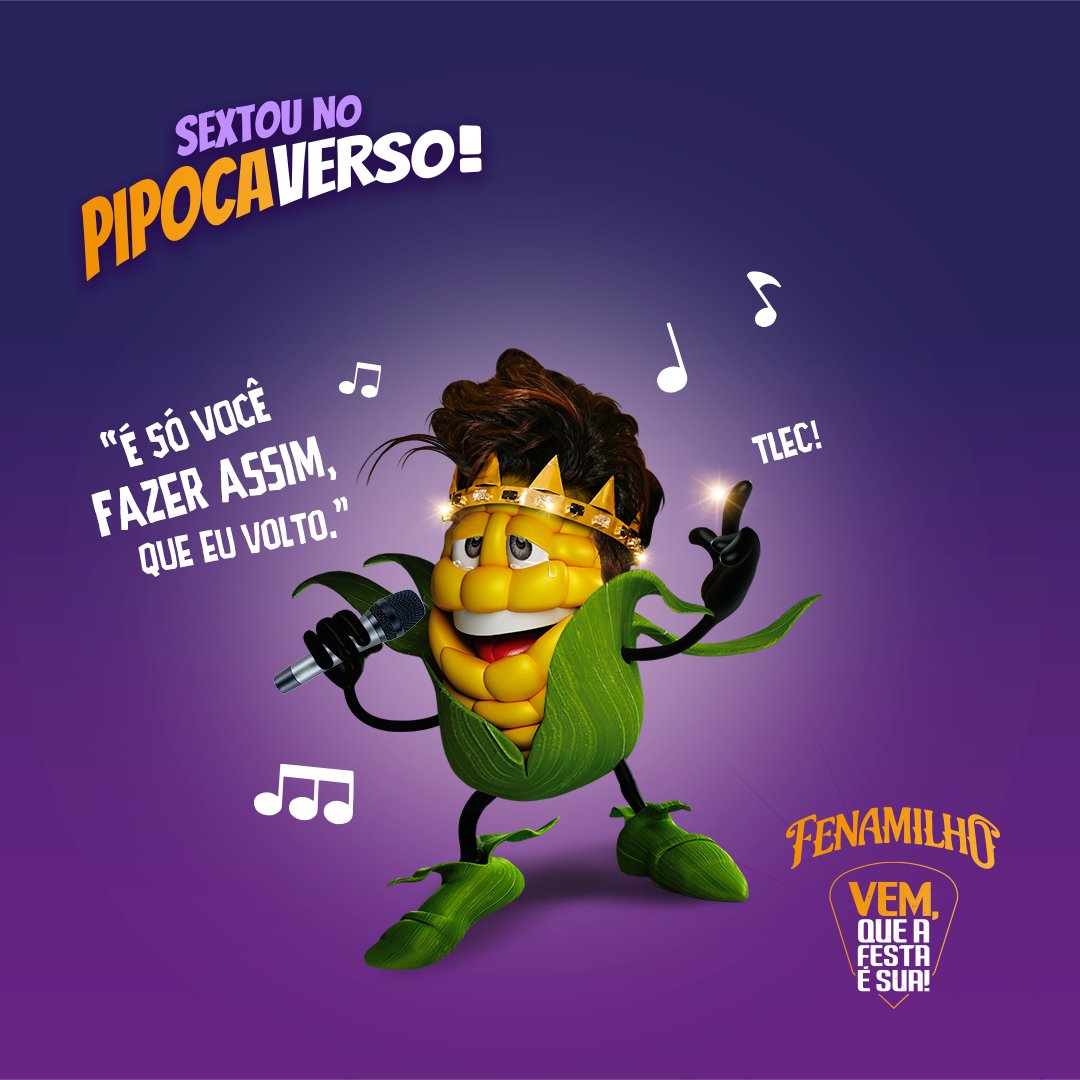 Convidamos o Pipoquinha para fazer uma brincadeira para entrar no clima dos shows da Fenamilho 2024. Hoje ele veio fantasiado! Vocês sabem quem é? 😆😆😆

#Fenamilho2024 #FestadoMilho #Fenamilho #PatosdeMinas