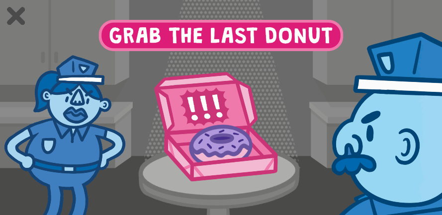 In Area 96 I designed the timing of the Quick Draw minigame (Snack Snatcher) to keep it fresh when replayed. It may be repeated many times so the opponent reaction time is randomized within a range. Players need to beat it, so the hardest it can be is a 20 frame reaction window.
