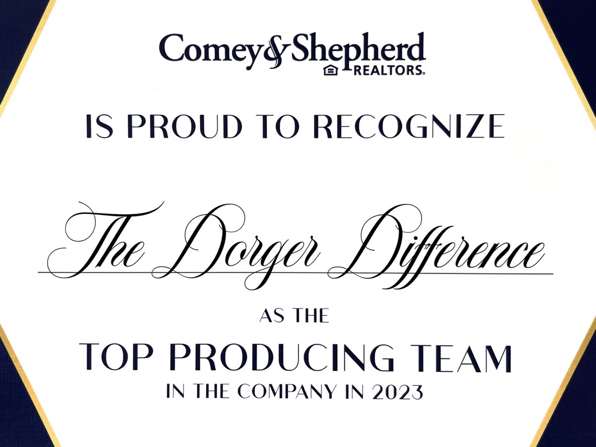 DorgerDiff's tweet image. We are humbled and honored to once again be recognized as the #1 Team at Comey &amp;amp; Shepherd and to receive the Circle of Excellence Award from the Realtor Alliance of Greater Cincinnati.

#realestate #cincinnatirealestate #cincyrealestate #cincinnati #realtor #cincinnatirealtor