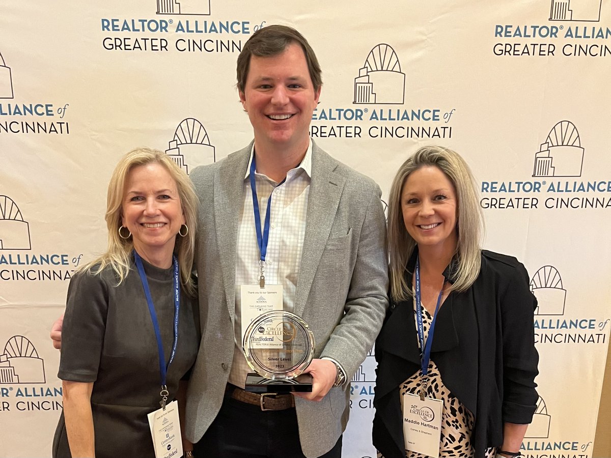 We are humbled and honored to once again be recognized as the #1 Team at Comey & Shepherd and to receive the Circle of Excellence Award from the Realtor Alliance of Greater Cincinnati.

#realestate #cincinnatirealestate #cincyrealestate #cincinnati #realtor #cincinnatirealtor