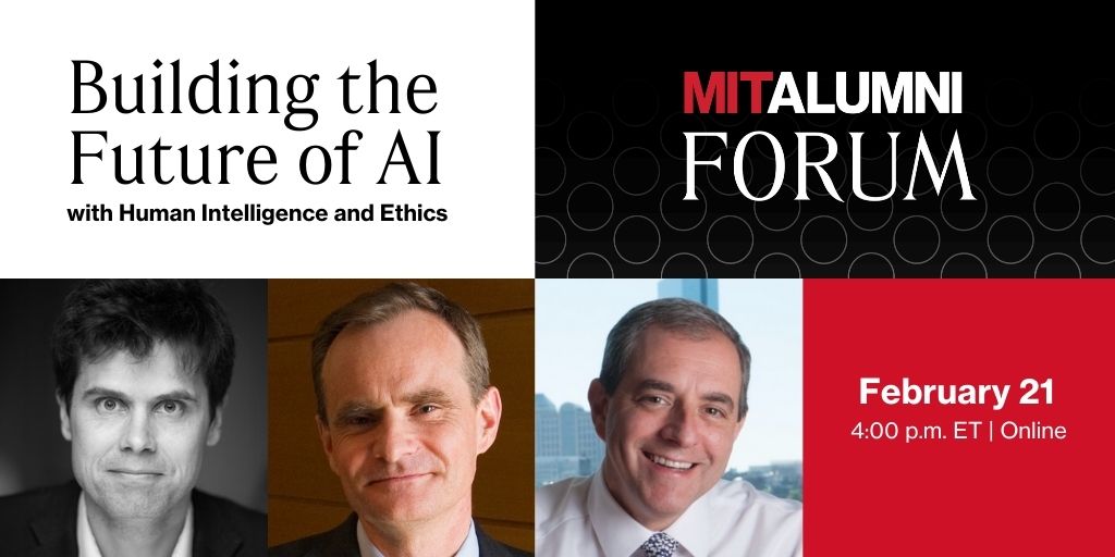 2.21 at 4 PM ET (online): Building the Future of AI with Human Intelligence and Ethics bit.ly/48hNCBD @MIT_SCC