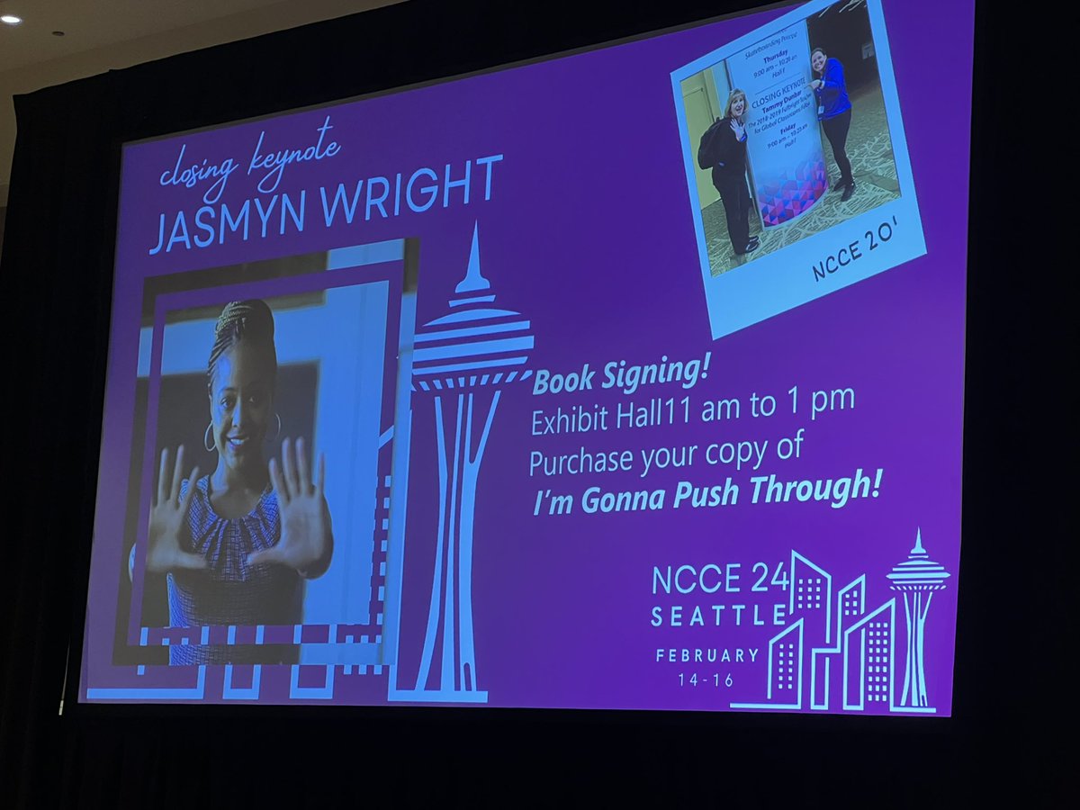 Hey <a href="/iamjasmynwright/">Jasmyn Wright, EdD</a> my husband made us superheroes who #pushthrough Thank you SOOOO much for your message and heart today!!!!! #ImGonnaPushThrough helps kids find their power and voice, and every kid deserves to feel their immense power! #NCCE24