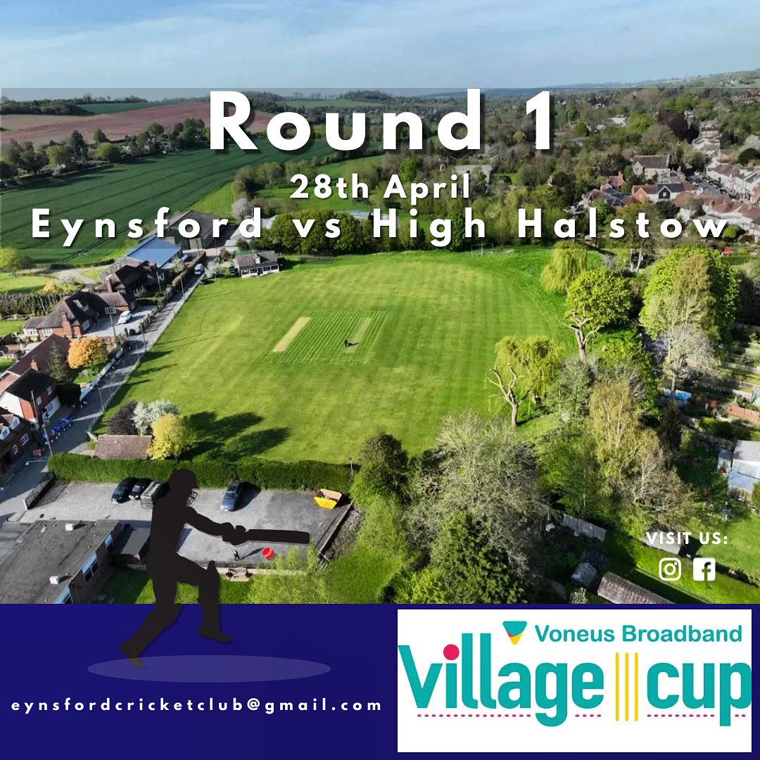 Eynsford Cricket Club (@eynsford_cc) on Twitter photo First draw complete and we will be facing <a href="/highhalstowcc/">High Halstow CC</a> in the Village Cup!
Join us on 28th April at Eynsford Cricket Club
#kentvillagecricket #villagecup #cricket #kentvillagecricket #cricketlovers First draw complete and we will be facing <a href="/highhalstowcc/">High Halstow CC</a> in the Village Cup!
Join us on 28th April at Eynsford Cricket Club
#kentvillagecricket #villagecup #cricket #kentvillagecricket #cricketlovers
