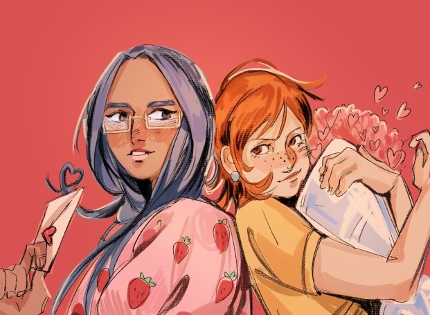 Dumas420's tweet photo. Late valantine post 💙🧡#onepiece #vinami https://t.co/PZCImwcatJ