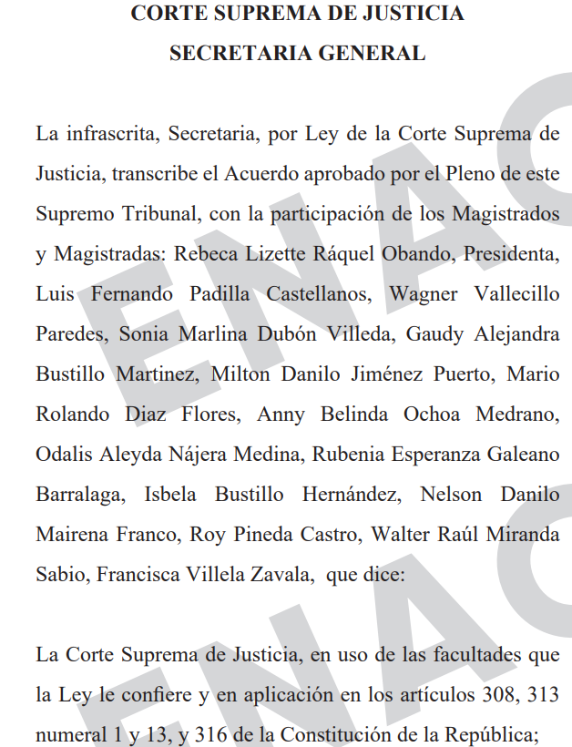 LawyersforHR's tweet photo. 1/3. Todos aquellos sectores que no somos parte de la Corte Suprema de Justicia tenemos la responsabilidad de no provocar crisis donde supuestamente no las hay. Vamos a los datos objetivos: En febrero de 2023 el pleno de la Corte Suprema de Justicia reformó su Reglamento Interno. https://t.co/cjnPHLcZCe