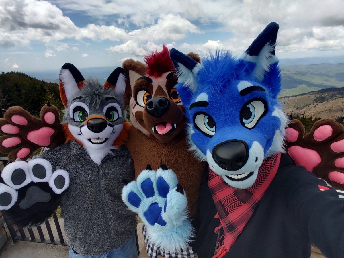 BluesugarDK's tweet image. Myself, @raidiak and @YCHPhoto will be reunited again the day after today's #FursuitFriday! Can't wait to bring them to #NFC2024 😄😍