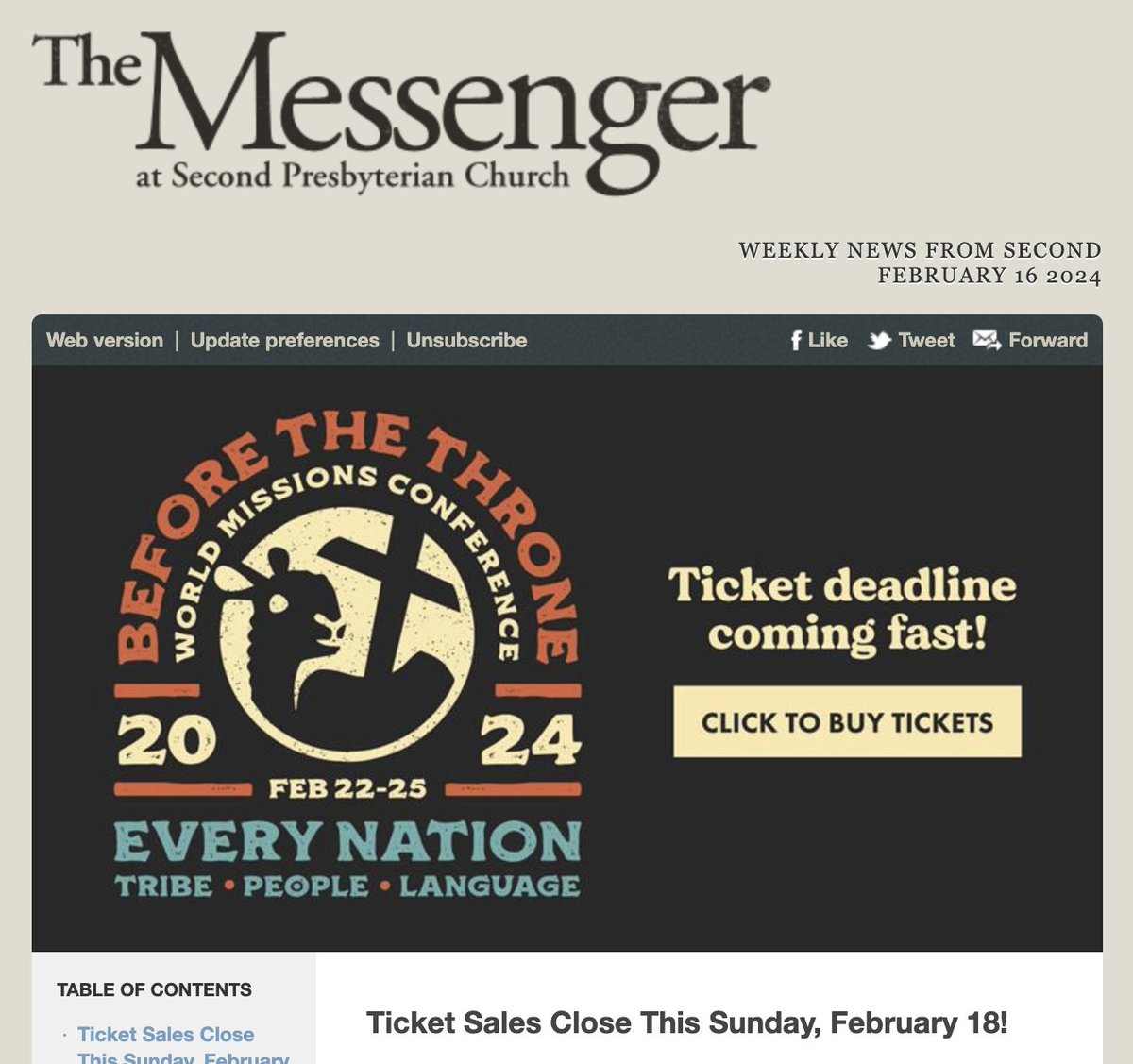 Second Presbyterian tweet media