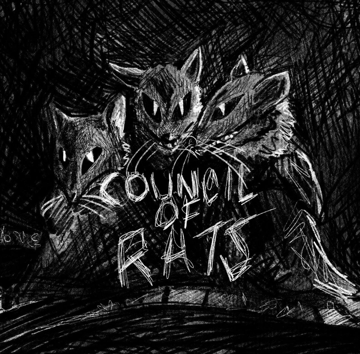 One week today I'll be releasing a single with @bicyclegang titled The Council Of Rats. The song is about how the parasitic elites have sunken their own ship and are trying to take us down with them My sister @ArtKayz whipped for some fitting art for the release! Stay tuned!