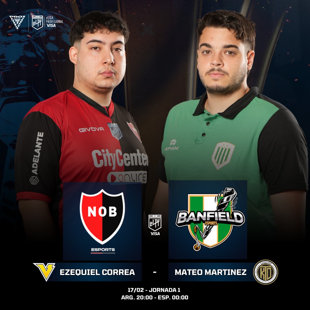 DEBUTAMOS EN ARGENTINA 🇦🇷

En el día de hoy realizaremos nuestro debut en <a href="/eLPF/">eLPF TCL</a> con <a href="/mateomartinez09/">MateoMartinez</a> representando a <a href="/Banfield_eS/">Banfield Esports</a> 💚

🏆 <a href="/eLPF/">eLPF TCL</a> 
🏟️ Jornada 1 - Grupo B
🆚 <a href="/NewellsEsports/">Newell's Esports</a> <a href="/Ezecorrea1802/">Ezequiel Correa</a>
📺  twitch.tv/elpf
🇪🇦 00:00h | 🇦🇷 20:00h 

#SomosTakers #VamosTaladro