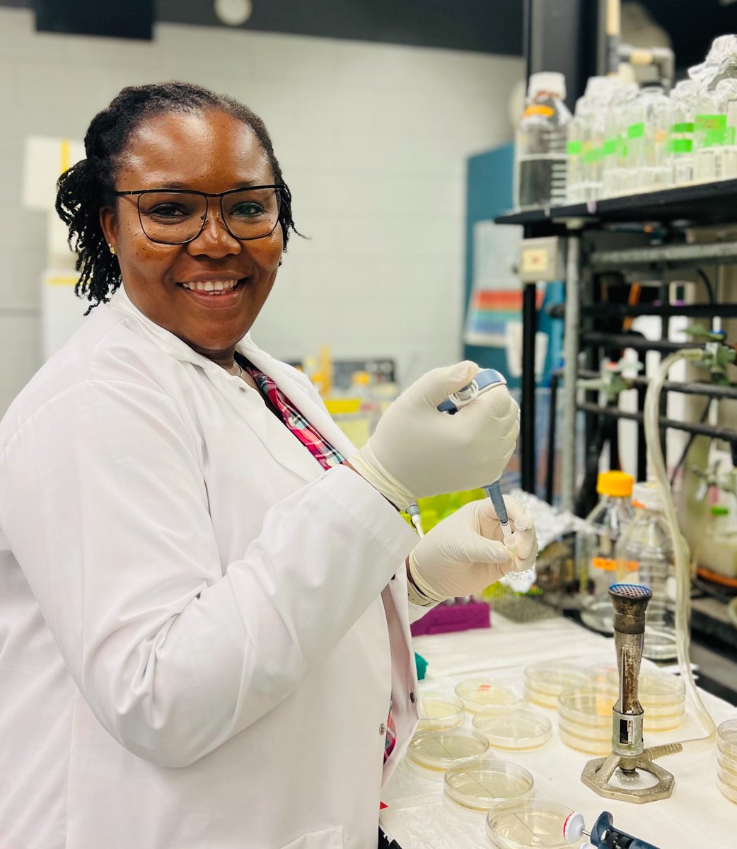 lsuscience's tweet photo. In honor of International Day of Women and Girls in Science, @LSU_BioSci PhD student Elaine Nkwocha shares her heartfelt STEM journey. From Nigeria, amid personal tragedy and educational hurdles, she emerged as a passionate advocate for STEM education. ➡️ https://t.co/hLZ9xoZK65 https://t.co/ZANMFZCiCZ