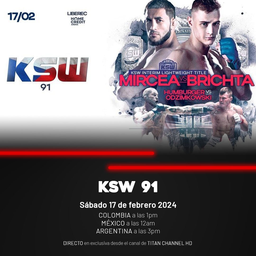 TitanChannelTV's tweet photo. 🔥 El próximo 17 de Febrero, no te pierdas el espectacular evento de #KSW aquí, en #TitanChannel, donde está la acción!

#notelopierdas #titanchannelHD #TitanChannel #DondeEstaLaAccion #forU #Like #MMA https://t.co/8ImJ79SQtS