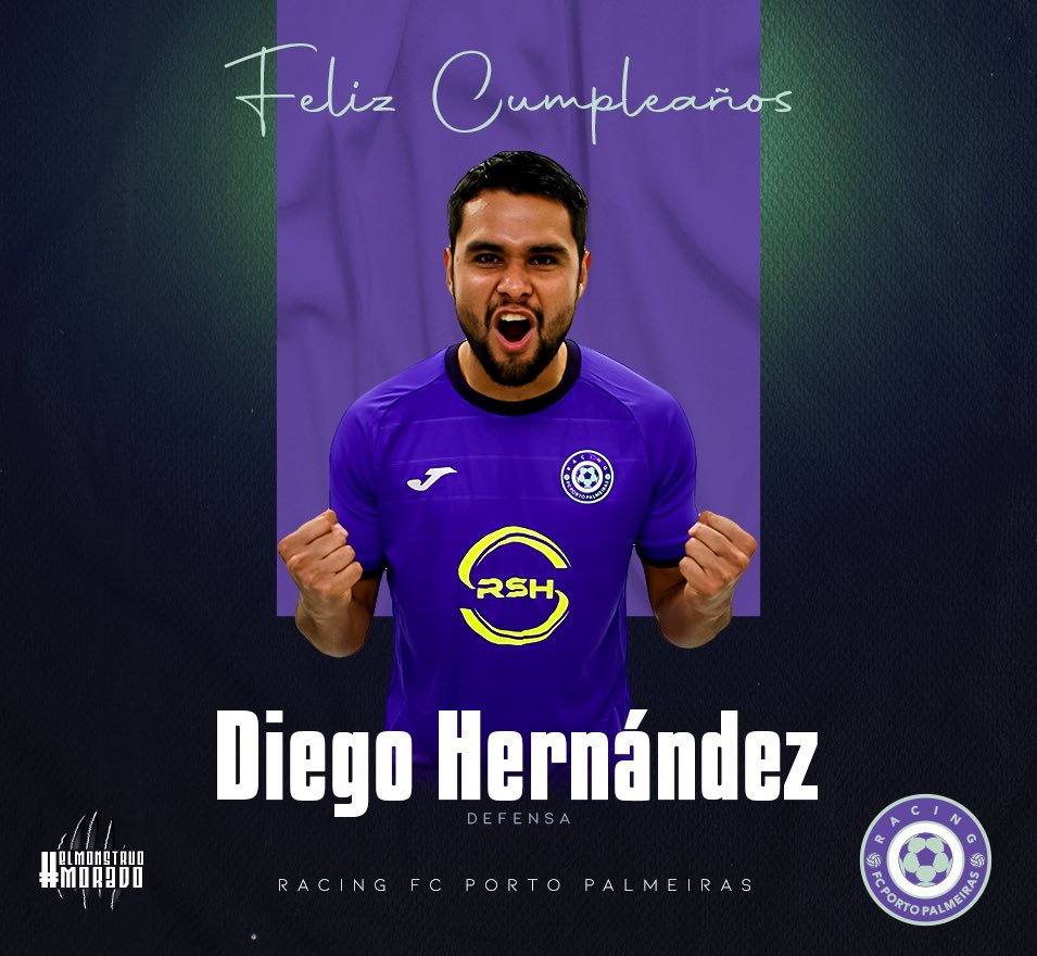 RacingVeracruz_'s tweet photo. Diego Hernández, celebra un año más de vida. ¡Muchas felicidades! ¡Qué cumplas muchos años más, Diego! 🎂

#ElQueNoCreaQueNoVenga 😈 https://t.co/01IOi2fd1f