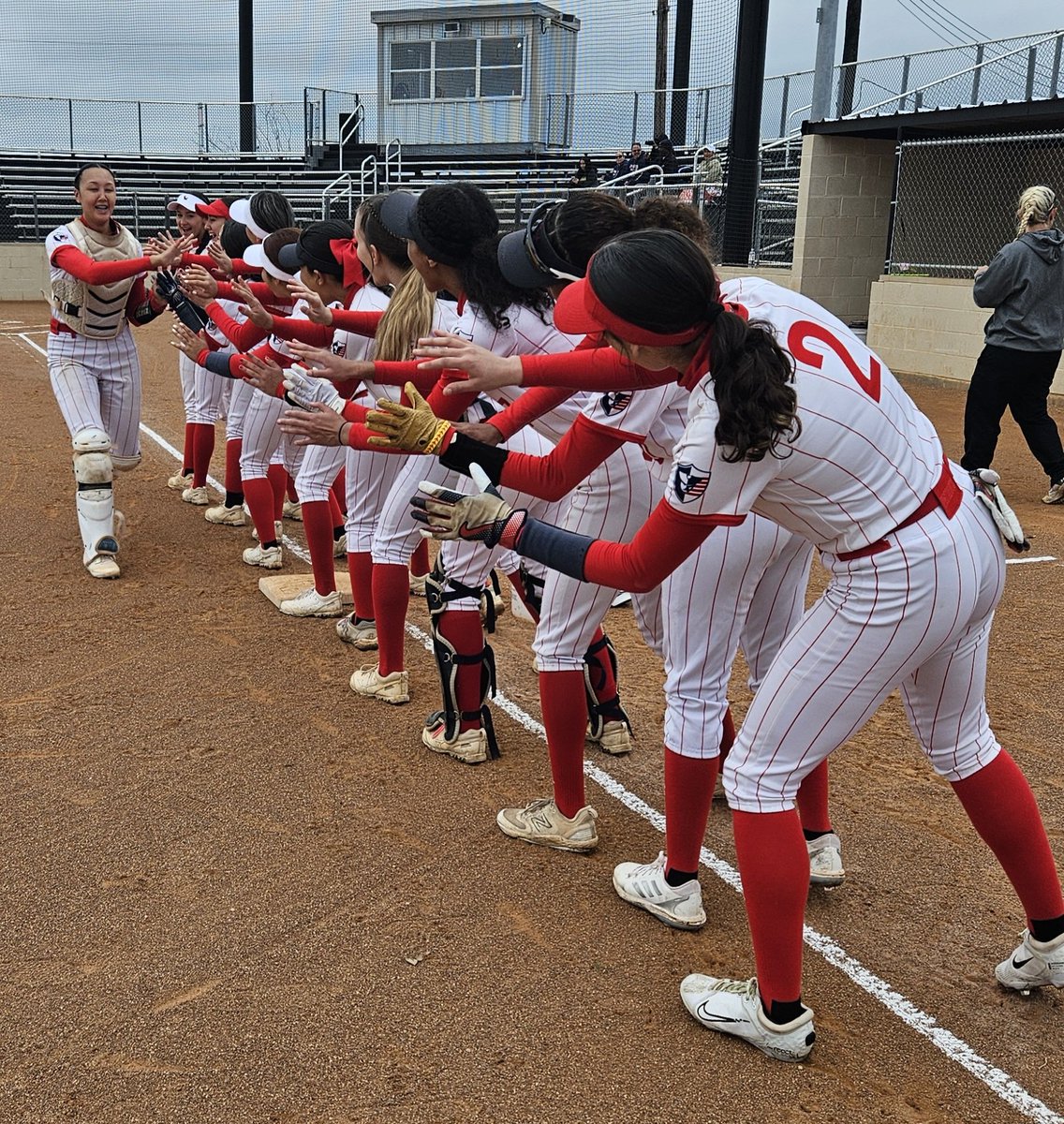 4-0 so far in the Medina Valley Tourney...back at it tomorrow! Hara added another bomb!
<a href="/JISD_ATHLETICS/">Judson ISD Athletics</a> <a href="/SAVeteransHS/">Veterans Memorial High School</a> <a href="/VMHSMediaTeam/">VMHS Media</a>