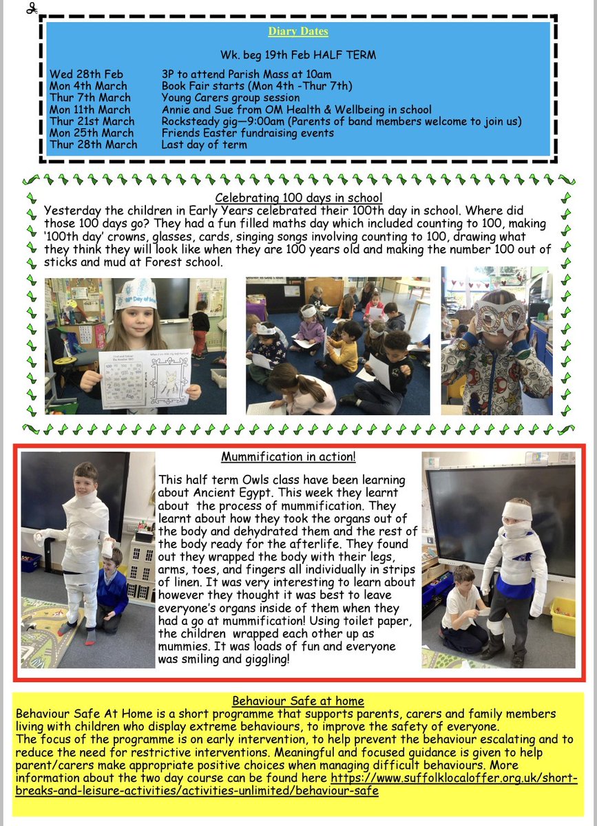 StEds_ip33's tweet photo. Take a look at today's newsletter. 
Wishing you all an enjoyable half term break. 🙂 https://t.co/tAzF5EmbzC