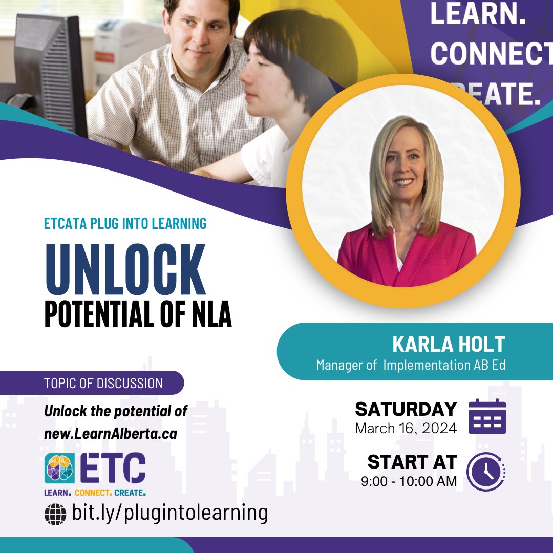 🌟 Join @karlaholt at 'Plug Into Learning'! From teacher to Alberta Education's Implementation Unit manager, she's unlocking new.LearnAlberta.ca's full potential. 🛶☀️
#PlugIntoLearning #EdTech #AlbertaEducation #abed