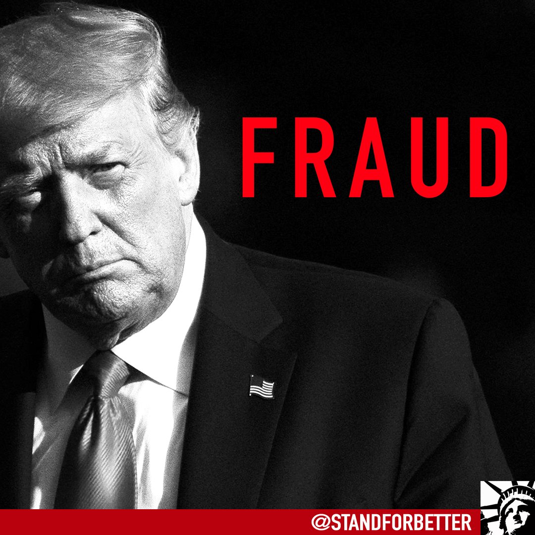 Donald Trump is a $364 Million dollar fraud, Trump org banned from doing business in New York for 3 years along with Eric Trump & Don Jr., and this is who Republicans want in office??? It's a cult. Truly. #VoteDemocrat