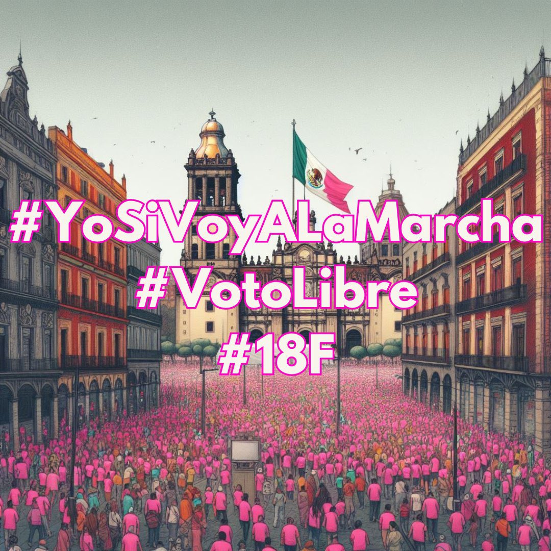 ryo_hermoso's tweet photo. #YoSiVoyALaMarcha 
Este domingo 
MÉXICO SE VESTIRÁ DE ROSA 💓

Le vamos a demostrar al #NarcoPresidenteAMLO2 

Que los mexicanos no los queremos y los vamos a sacar con VOTO MASIVO PARA XÓCHITL Y TODOS LOS CANDIDATOS DE OPOSICIÓN! 

#MarchaPorLaDemocracia 

Rt si estás de acuerdo 👇🙋‍♀️