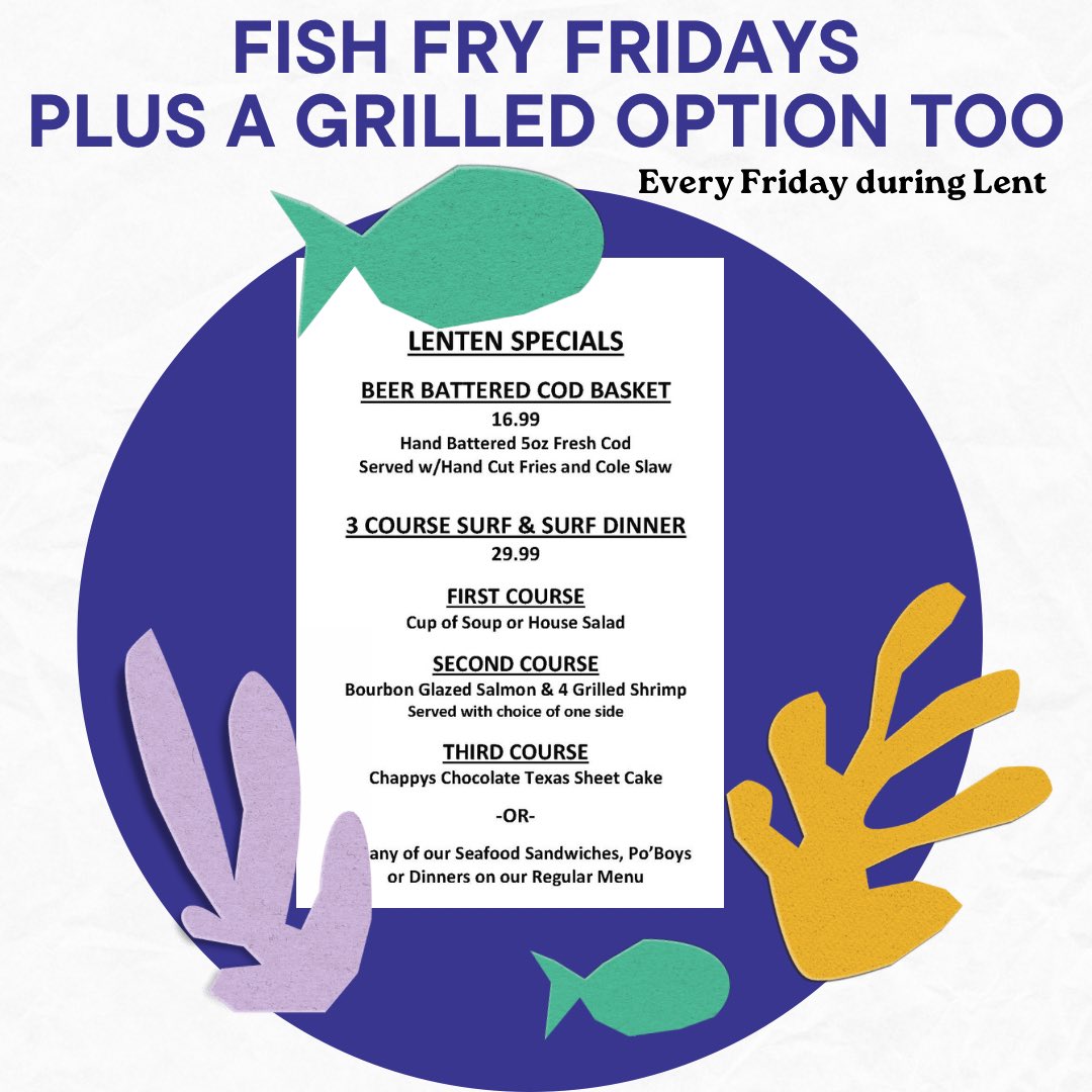 #fishfry #Lent2024 #chappyssocialhouse